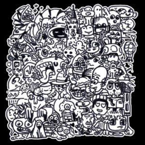 Whale Block - Cloke Mens Outline Tee Design