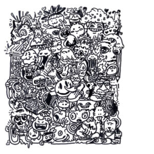 Happy Block - Heavy Fashion Tote Bag - Thread Project Design