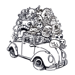 Crammed Car - Mug Design