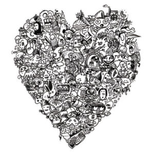 Full Heart - Heavy Fashion Tote Bag - Thread Project Design