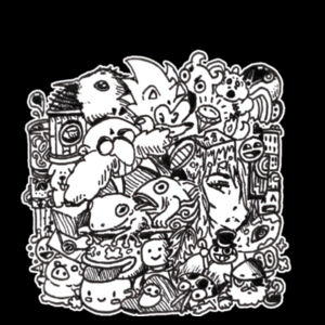 Egg Block - Cloke Kids Outline Tee Design