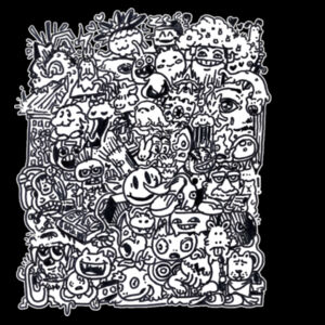 Happy Block - Cloke Kids Outline Tee Design