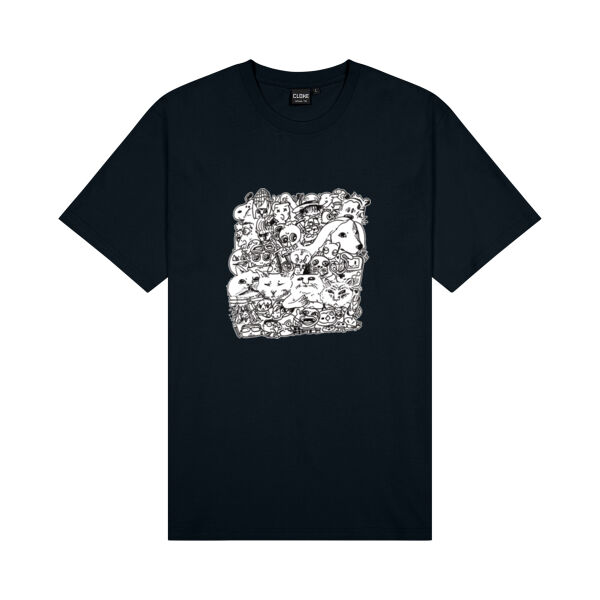 Cat Block - Cloke Mens Outline Tee Thumbnail
