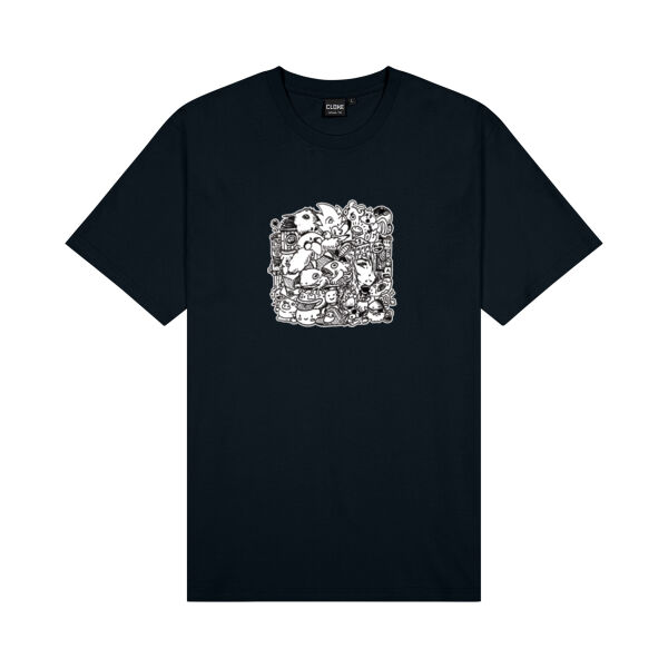 Egg Block - Cloke Mens Outline Tee Thumbnail