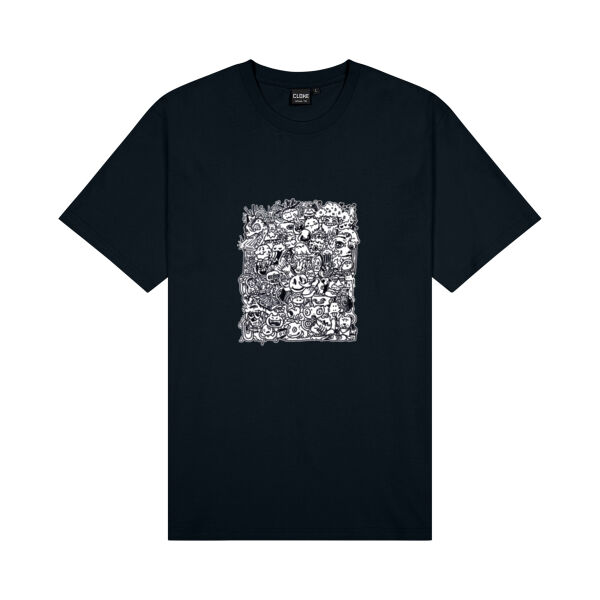 Happy Block - Cloke Mens Outline Tee Thumbnail