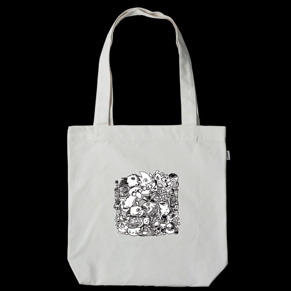 Egg Block - Heavy Fashion Tote Bag - Thread Project Thumbnail