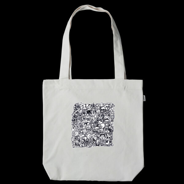 Whale Block - Heavy Fashion Tote Bag - Thread Project Thumbnail