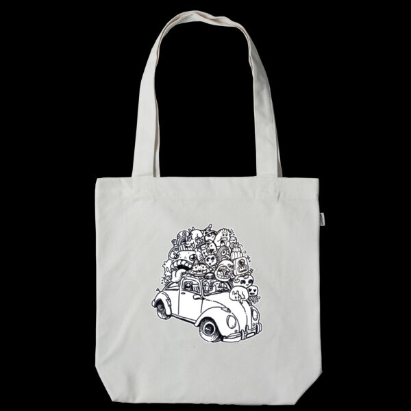Crammed Car - Heavy Fashion Tote Bag - Thread Project Thumbnail