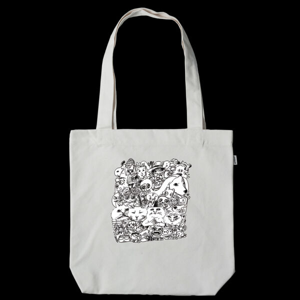 Cat Block - Heavy Fashion Tote Bag - Thread Project Thumbnail