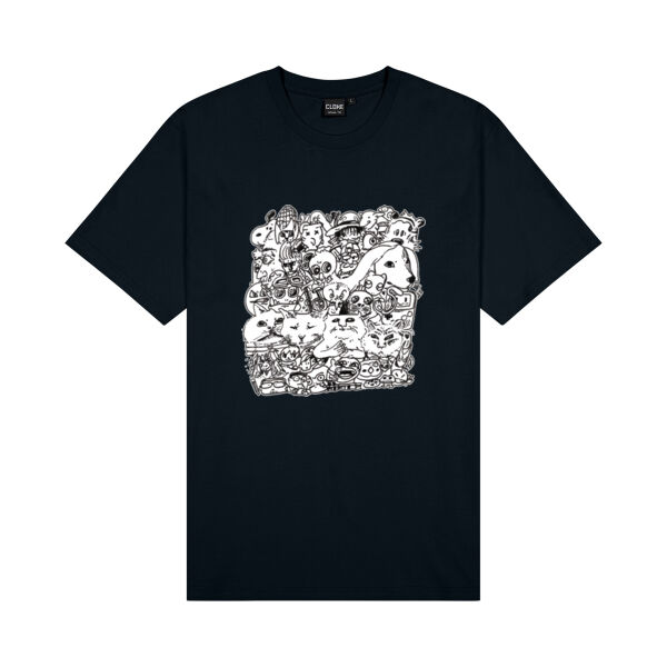 Cat Block - Cloke Kids Outline Tee Thumbnail