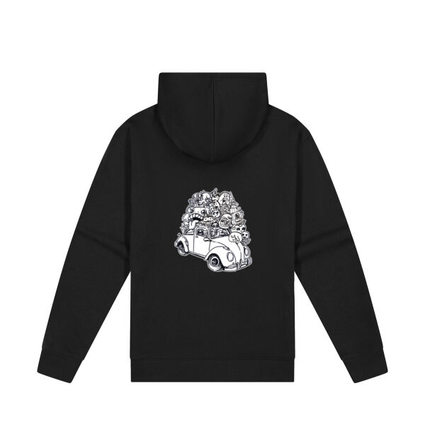 Crammed Car - Cloke Womens Campfire Zip Hoodie V2 Thumbnail